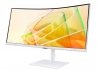 Samsung Monitor 34 cale ViewFinity S65CT VA 3440x1440 UWQHD 21:9 1xHDMI 1xDP 2xTB 4.0(90W^15W) 3xUSB 3.0 LAN 5ms 100Hz HAS głośn